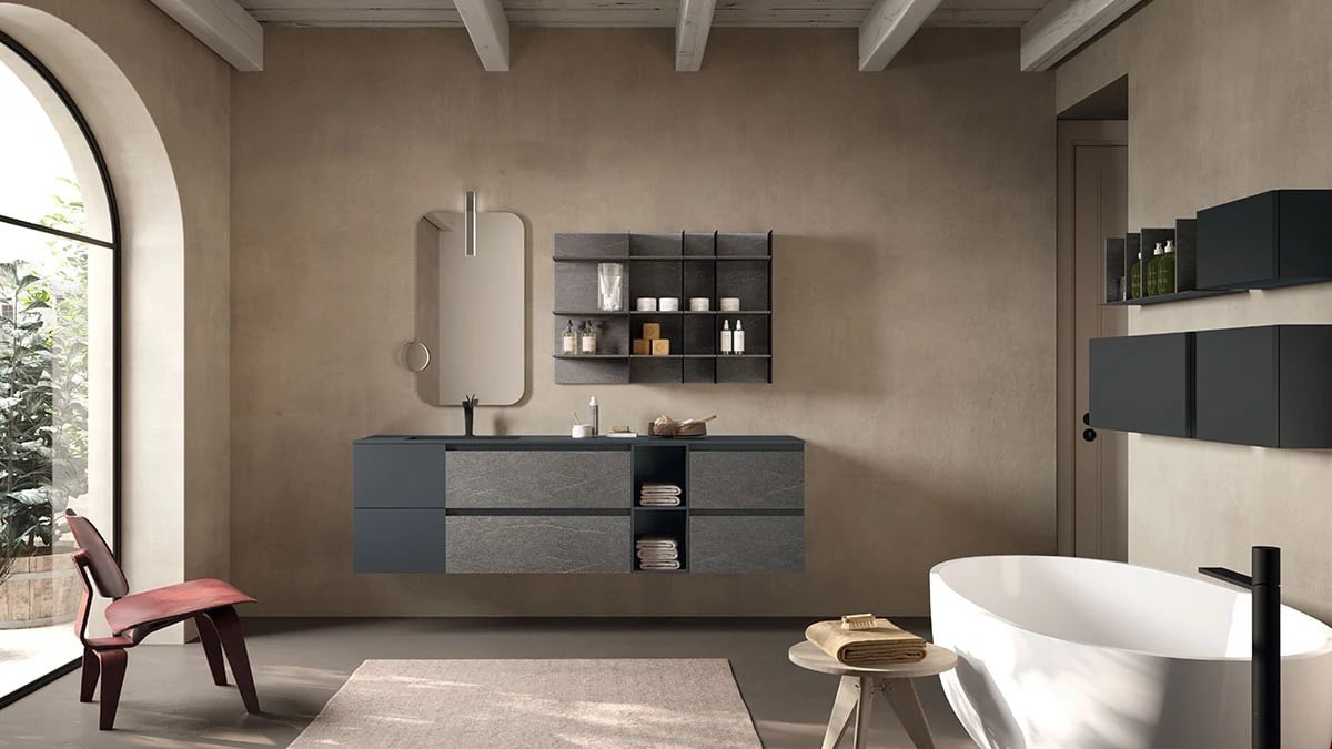 Urban Horizontal Luxury Bathroom Storage Units Hastings Bath Collection